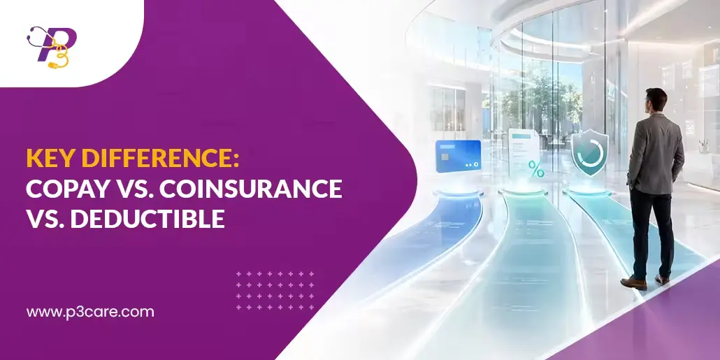 Copay vs Coinsurance vs Deductible